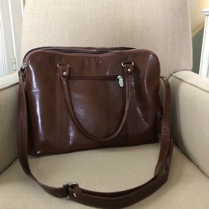 Leather work bag; never used